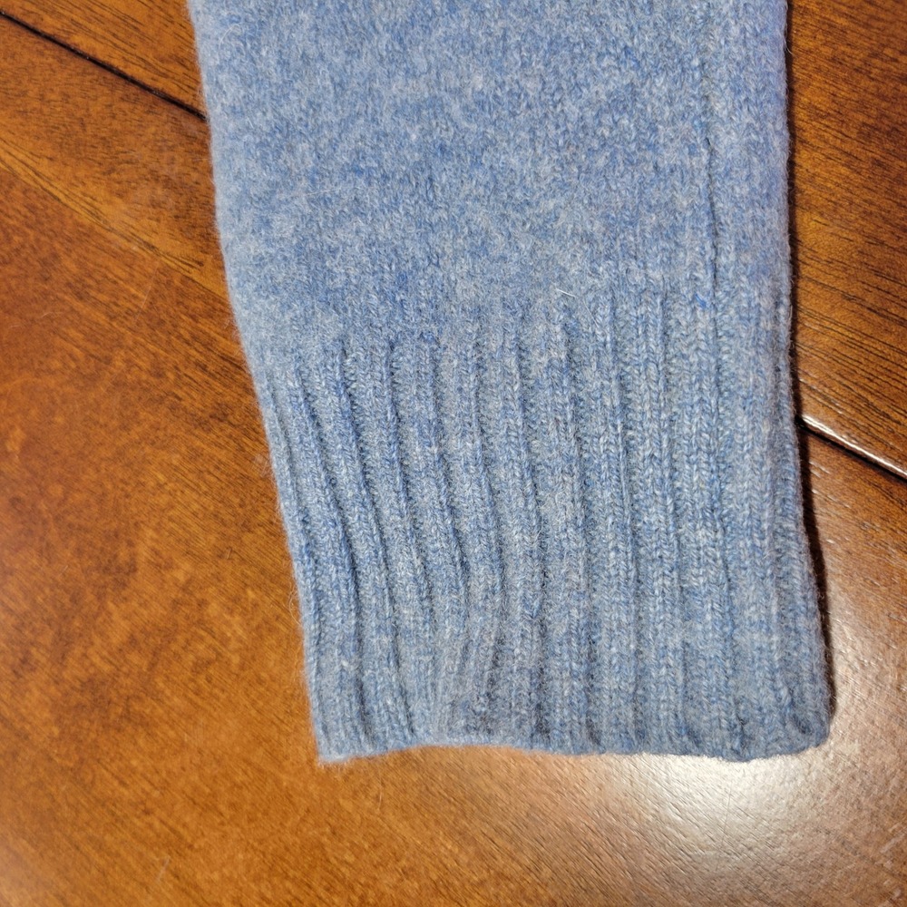 Polo Ralph Lauren Sweater Womens Medium Blue Merino Wool Cashmere Crewneck - Picture 11 of 14